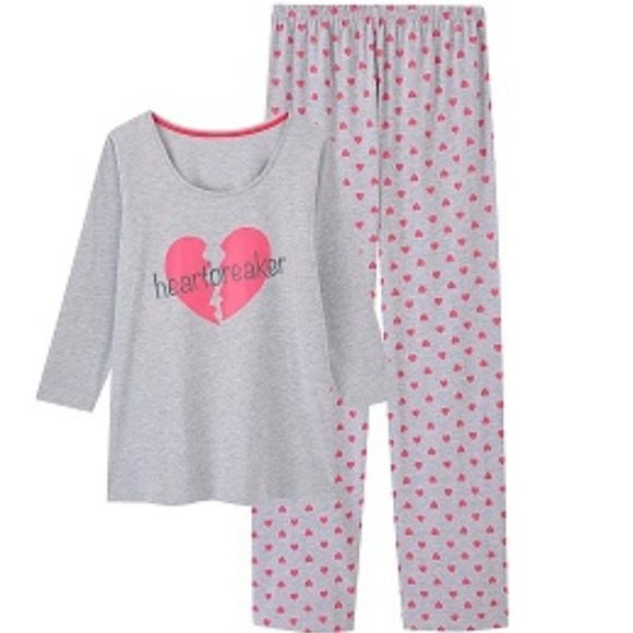 PRETTY SECERTS 3/4 SLEEVE PAJAMA SET - HEART BREAKER 16/18 (NEW WITH TAGS) - Picture 2 of 5